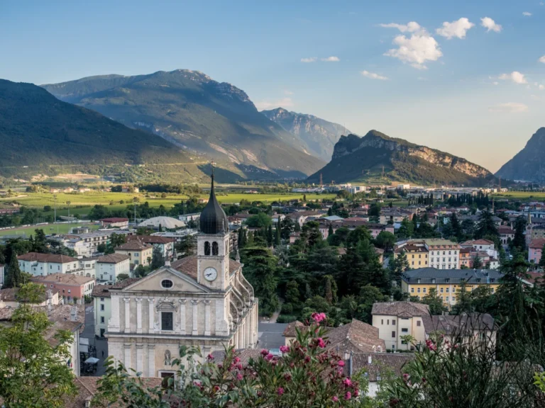 Arco is a beautiful town in Italy