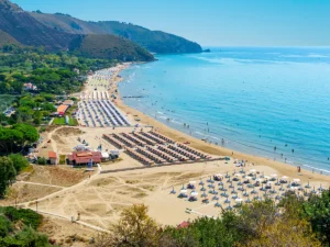 Beautiful beach in Sperlonga