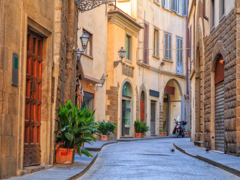 Beautiful street in Florence