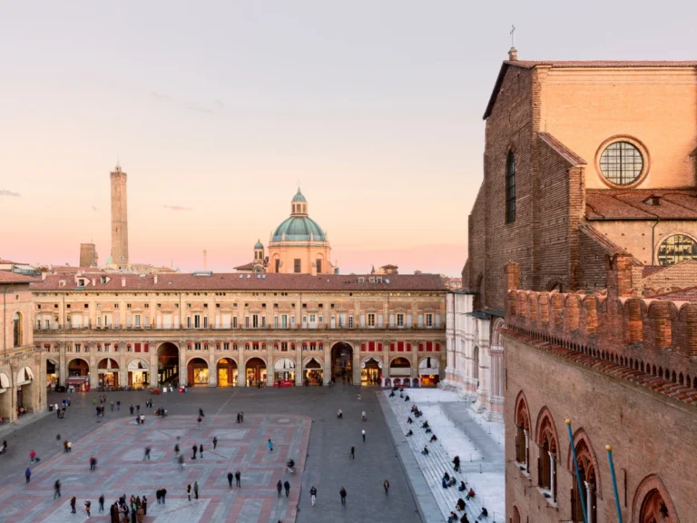 Bologna is a medieval city in Italy