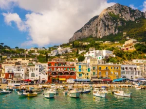 Capri island in Italy