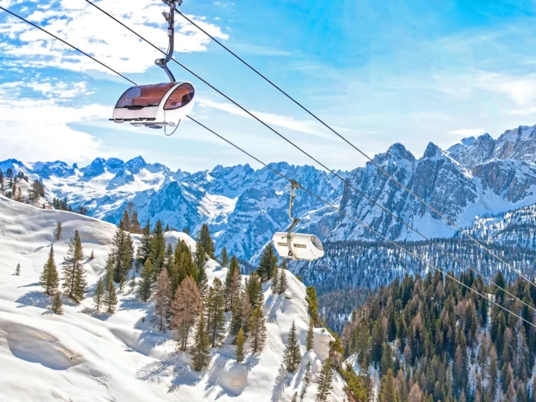 Cortina D' Ampezzo ski resort, Italy