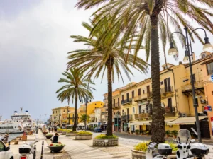 Maddalena City in Sardinia, Italy