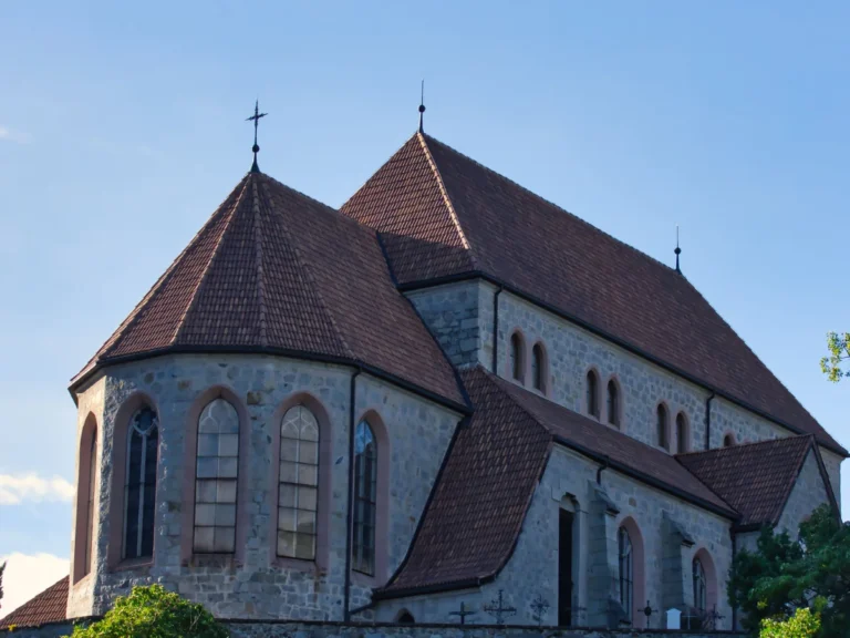 Majestic stone church in Schenna