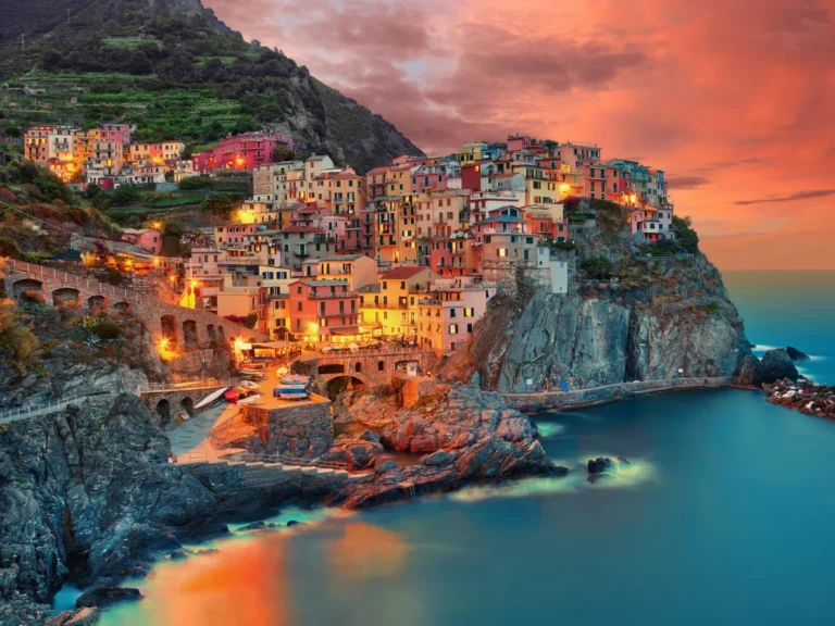 Manarola is a beautiful town on the Italian coast