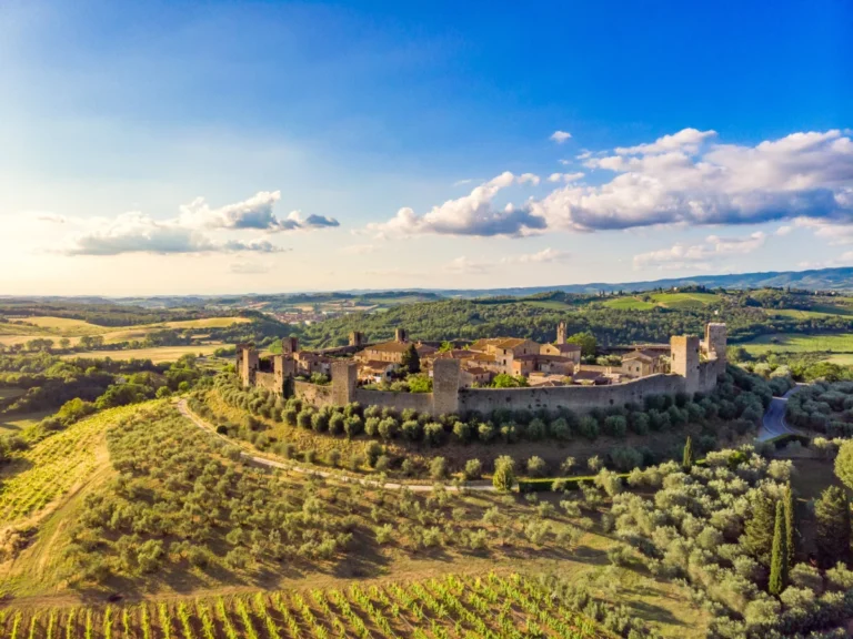 Monteriggioni is a historical city in Italy