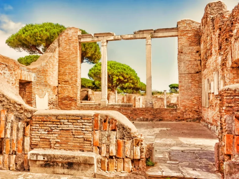 Ostia Antica is a historical place in Italy