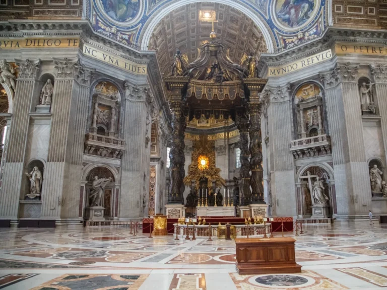 Over the Grave of Saint Peter in the Vatican