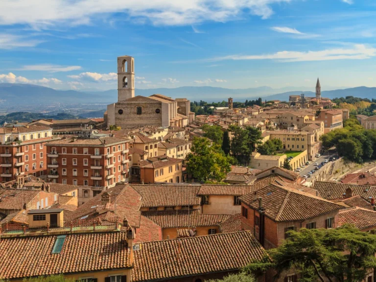 Perugia is a medieval town in Italy