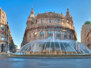 Piazza De Ferrari in Genoa