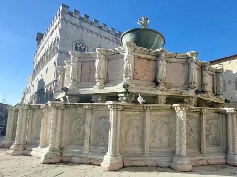Piazza IV Novembre in Perugia, Italy