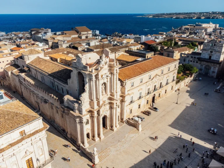 Piazza del Duomo in Ortigia in Syracuse