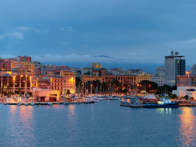Port in Cagliari, Italy