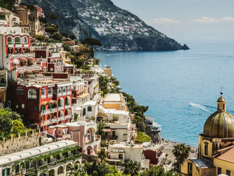 Positano is located on the Amalfi coast