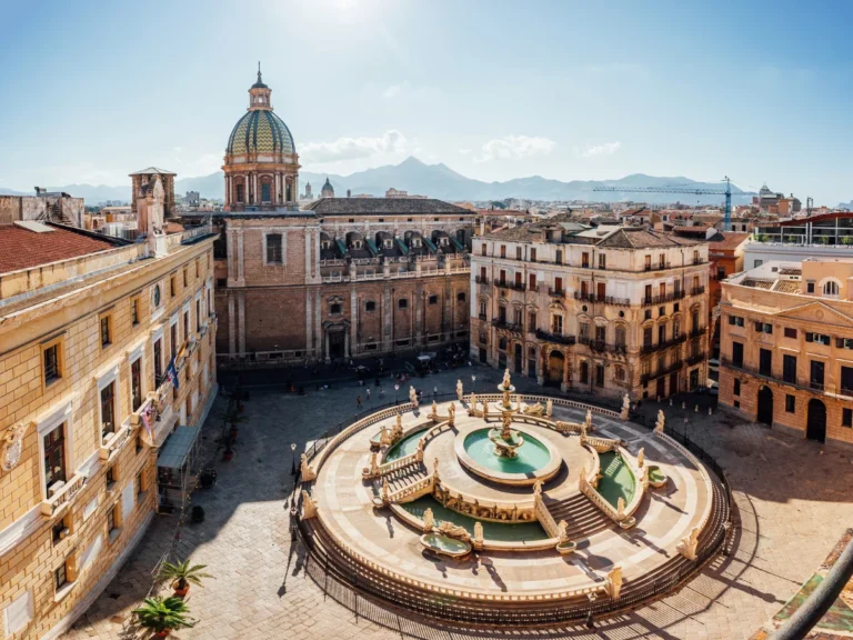 Pretoria Fountain in Palermo