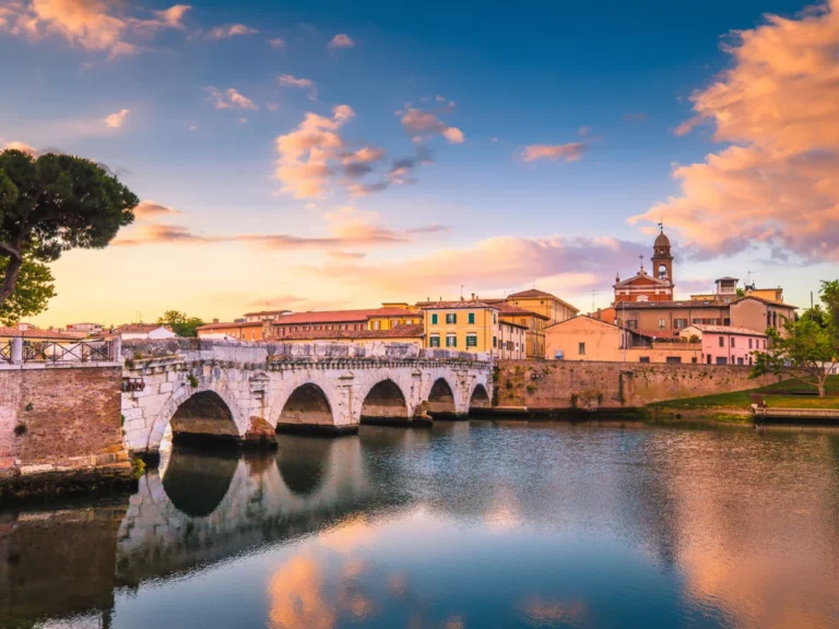 Rimini is a coastal city in Italy