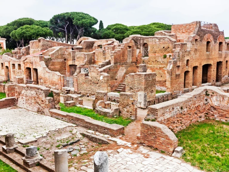 Ruins in Ostia Antica