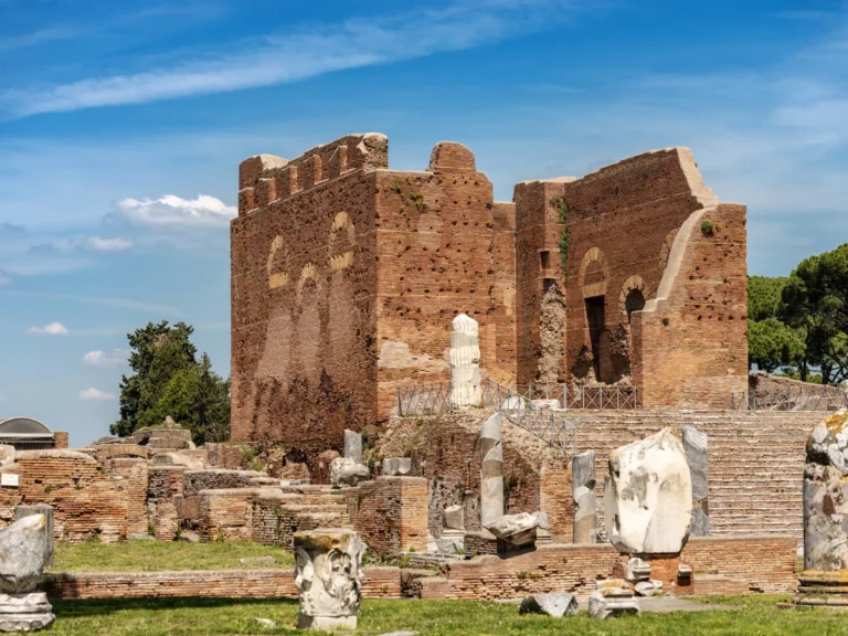 Ruins in Ostia Antica, Italy