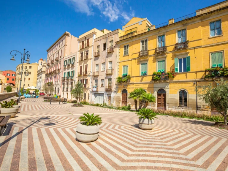 Street in the historical center of Cagliari