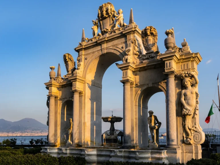 The Giant Fountain (Immaculatella Fountain) in Naples