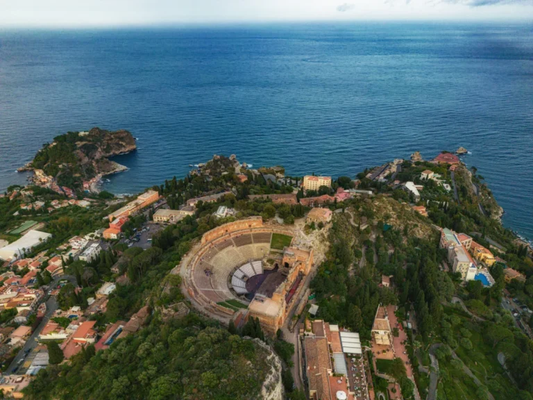 Greek Taormina Theatre in Sicily