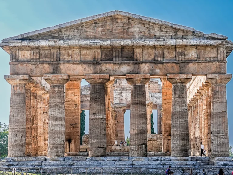 The Greek Temple of Hera in Paestum is in very good shape