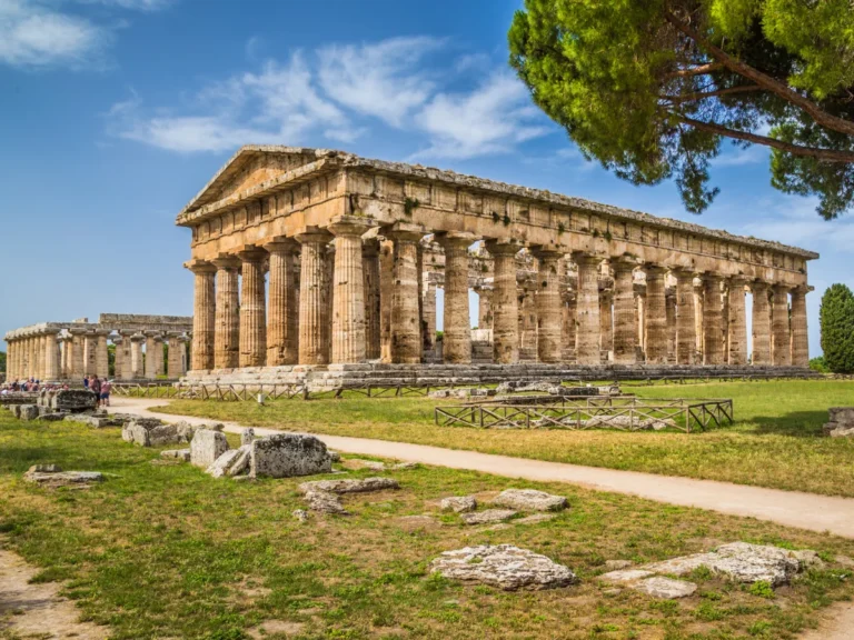 The Greek Temples of Paestum in Italy