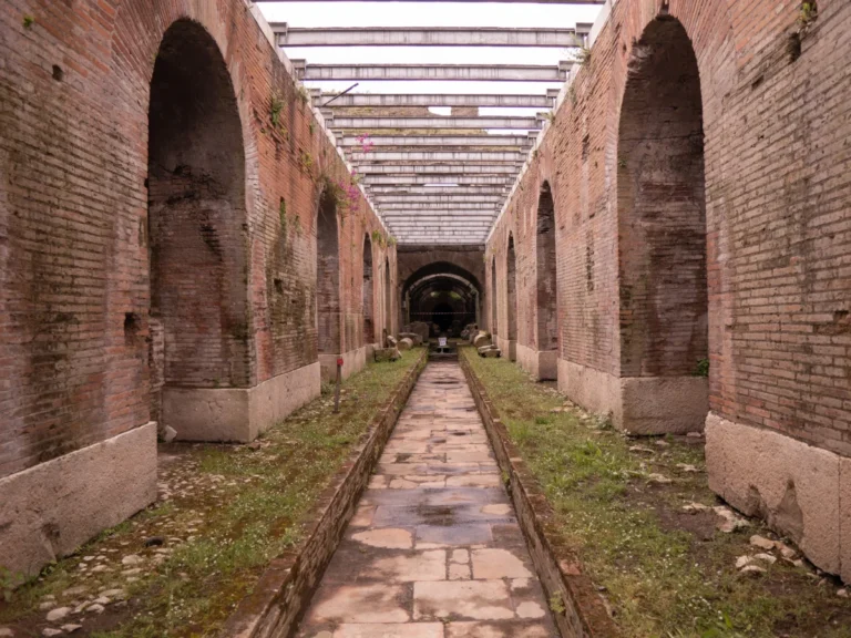 The Internal corridor in the Capuano Amphitheater is in good shape