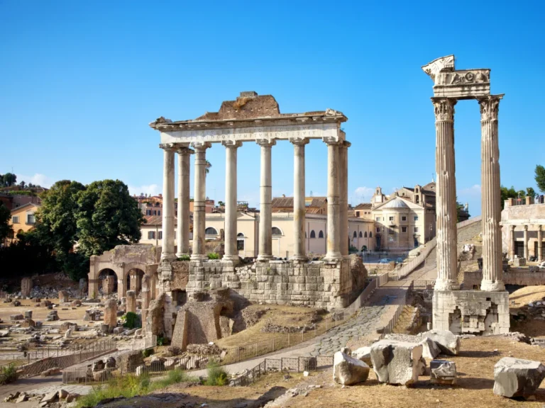 The Roman Forum (Forum Romanum) is a popular site in Rome