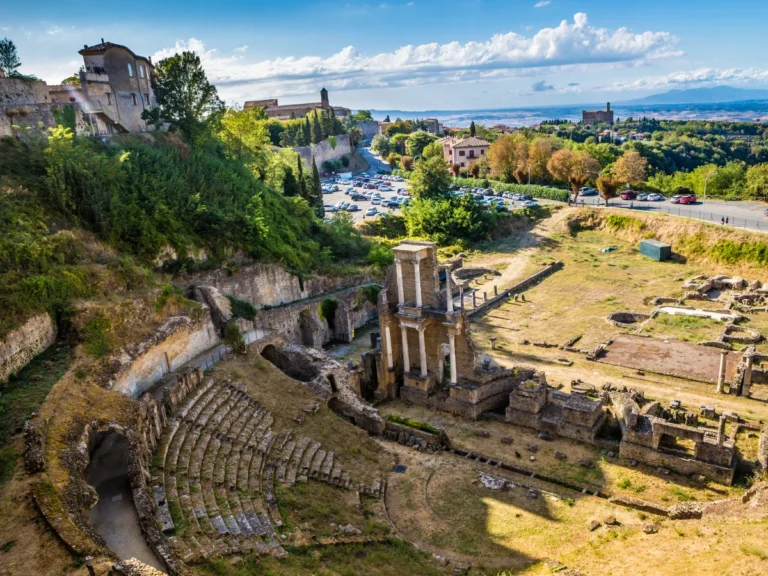 The Roman theatre in Volterra