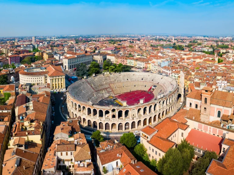 The Verona Arena, an anicent Roman amphitheatre