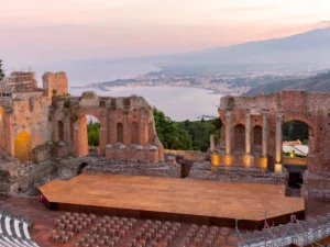 Experience the enchanting Greek Taormina Amphitheatre in Italy