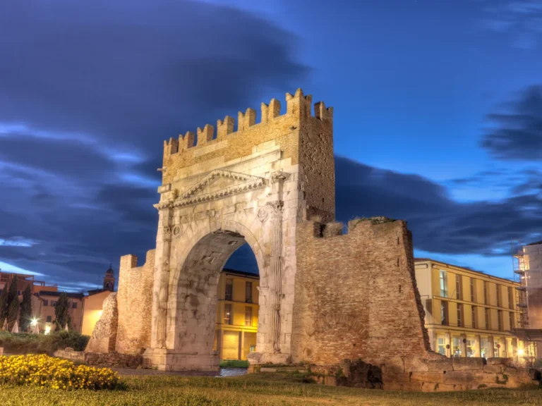 The arch of Augustus in Rimini