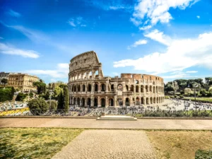 The Colosseum is a magnificent amphitheater in Italy