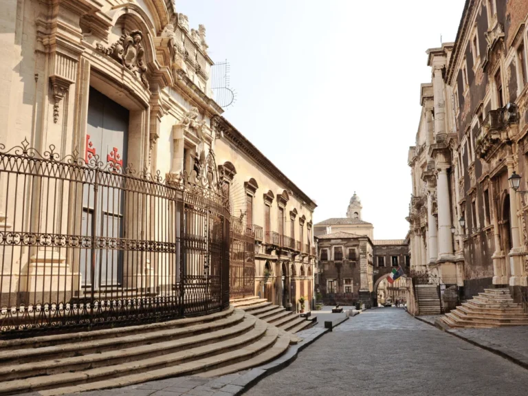 Via dei Crociferi in Catania, Sicily