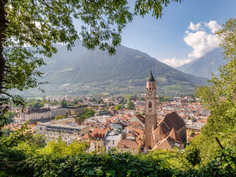 View from the Tappeiner Promenade in Merano