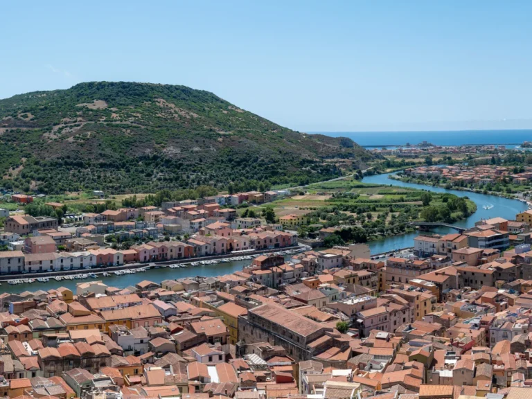 View of Boza from Castello Malaspina