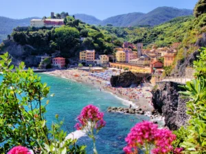 View of Monterosso al Mare in Italy