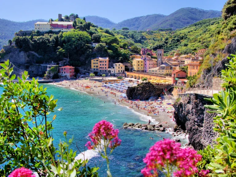 View of Monterosso al Mare in Italy