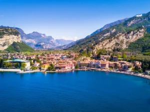 View of Torbole from the air