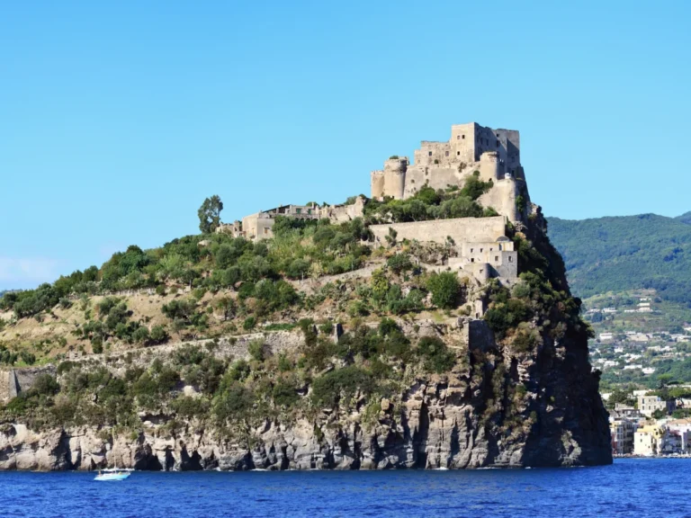 View of the Aragonese castle