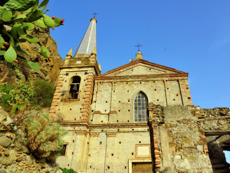 A church in Pentedattilo, Italy