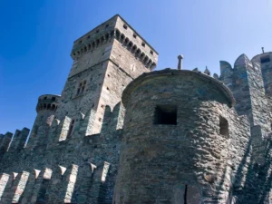 Castle of Fenis in Italy
