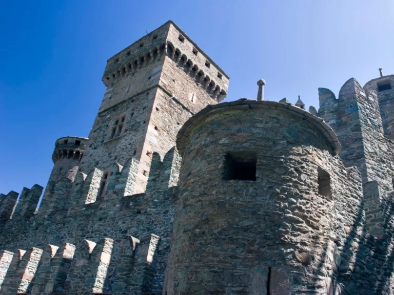 Castle of Fenis in Italy
