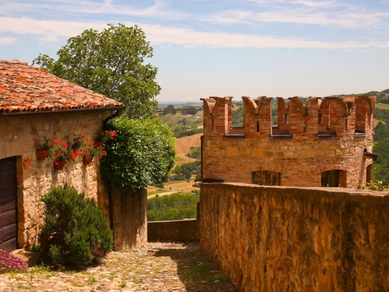 Castle of Vigolegno in Italy