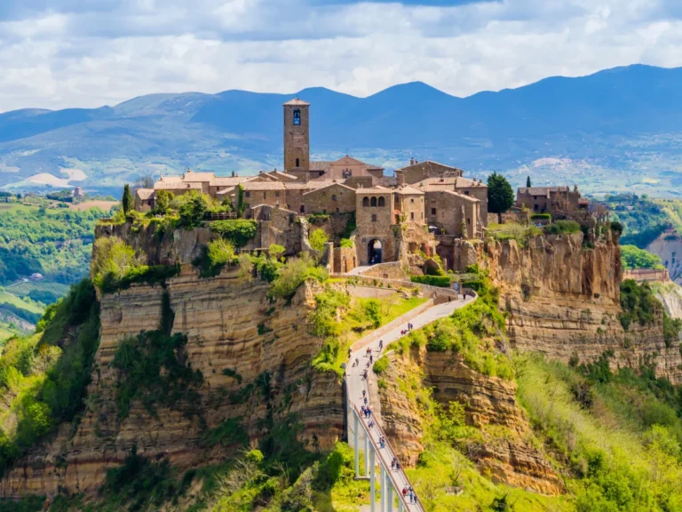 Civita di Bagnoregio is a wonderful medieval ghost town in Italy