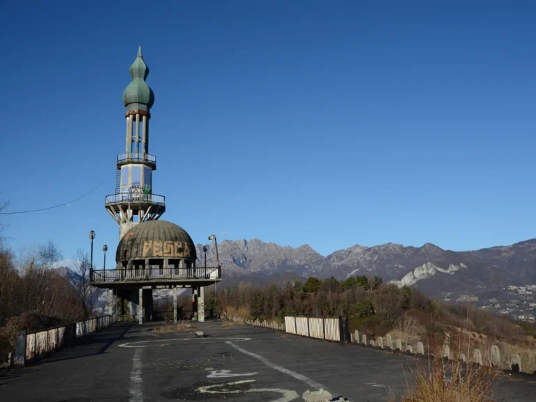 Consonno minaret in Italy