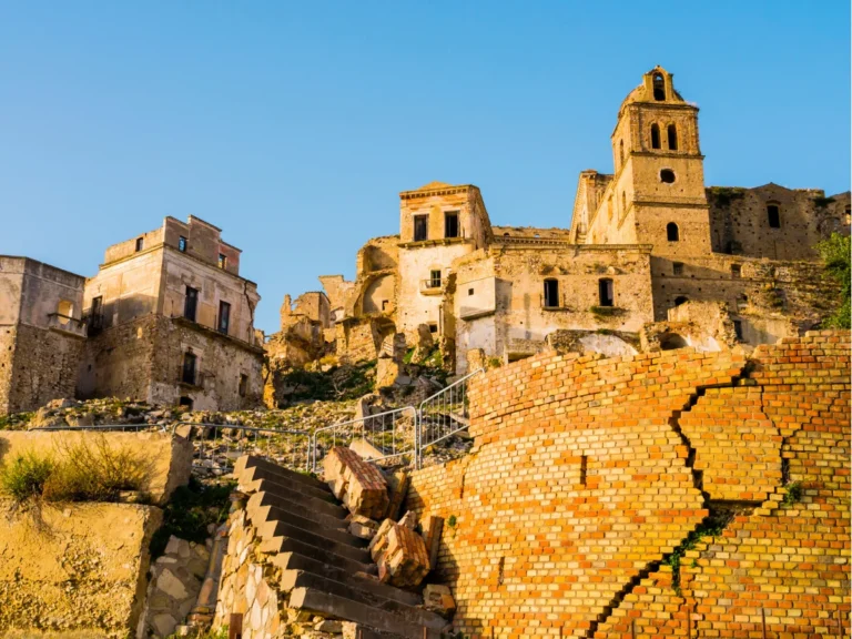 Craco is a famous ghost town in Italy