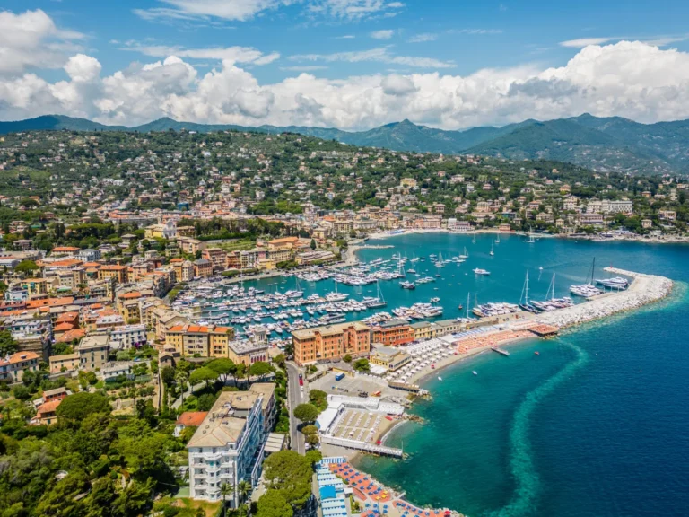 Harbour in Santa Margherita Ligure, Italy