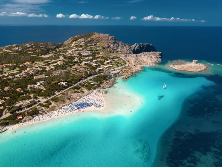 La Pelosa beach in Sardinia is beautiful